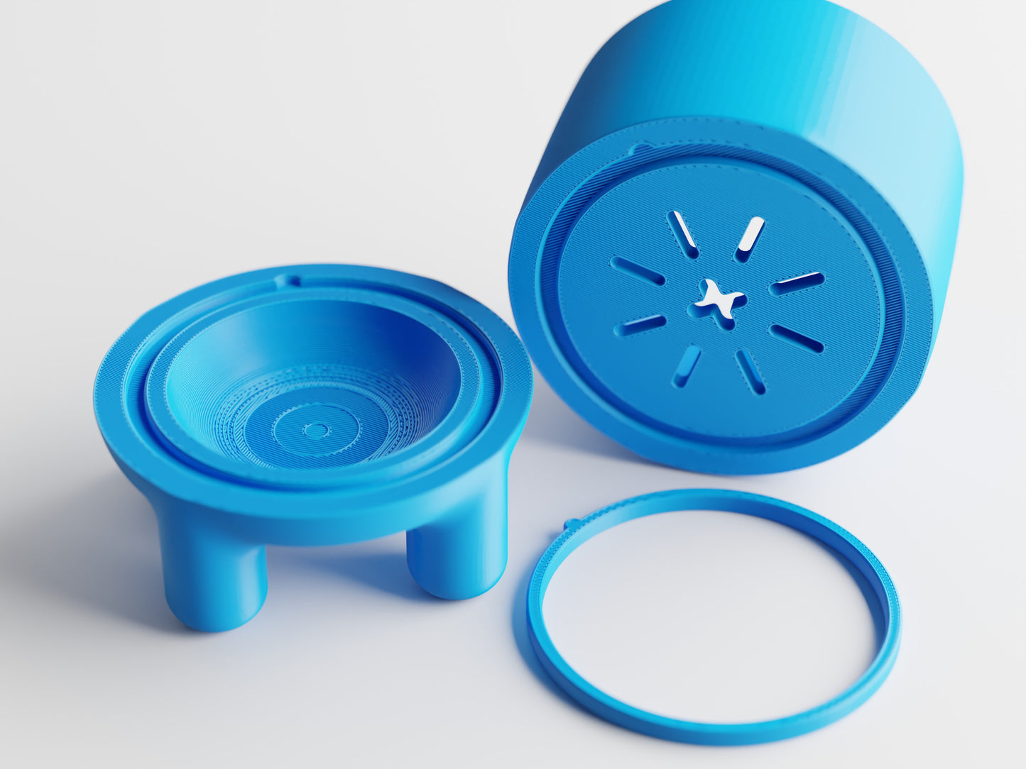 Happy Planter with Drip Tray Solid Color