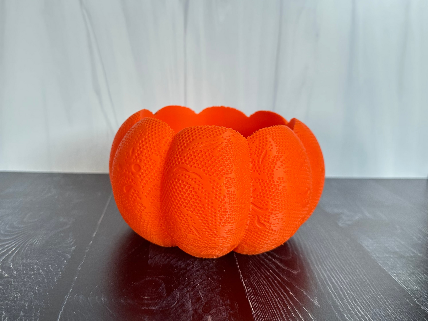 Lace Pattern Pumpkin Planter