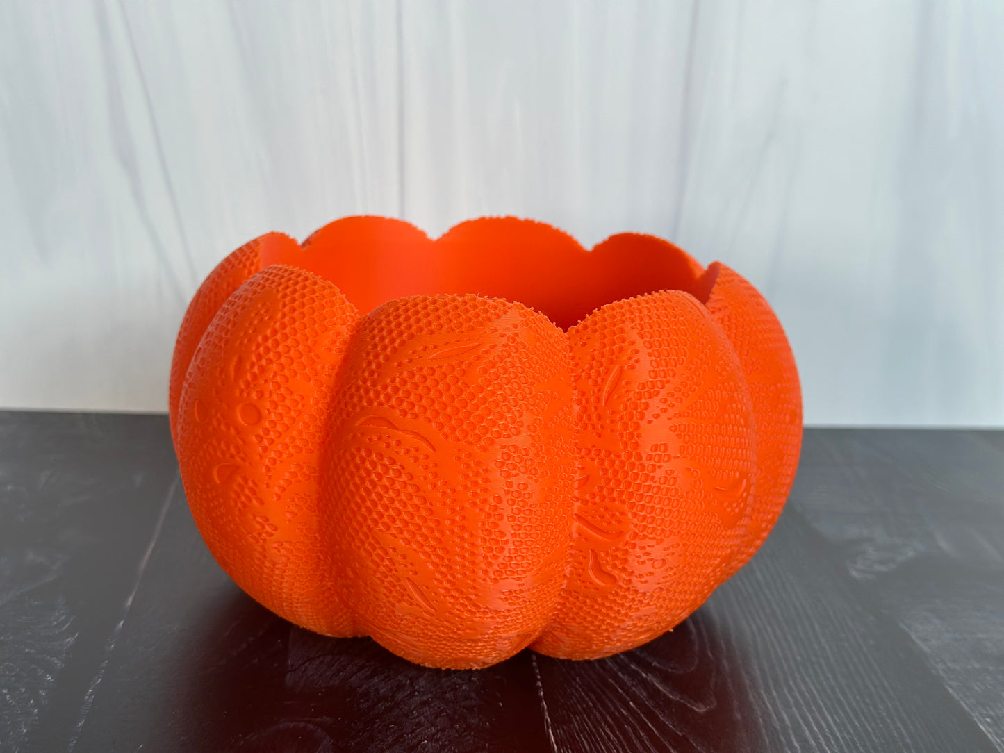 Lace Pattern Pumpkin Planter