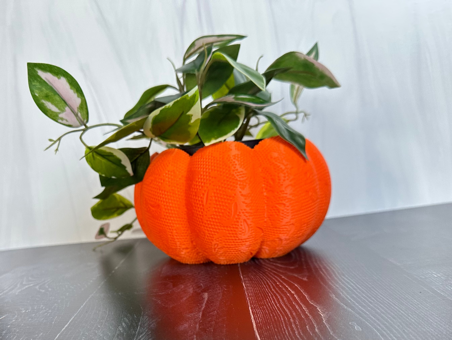 Lace Pattern Pumpkin Planter