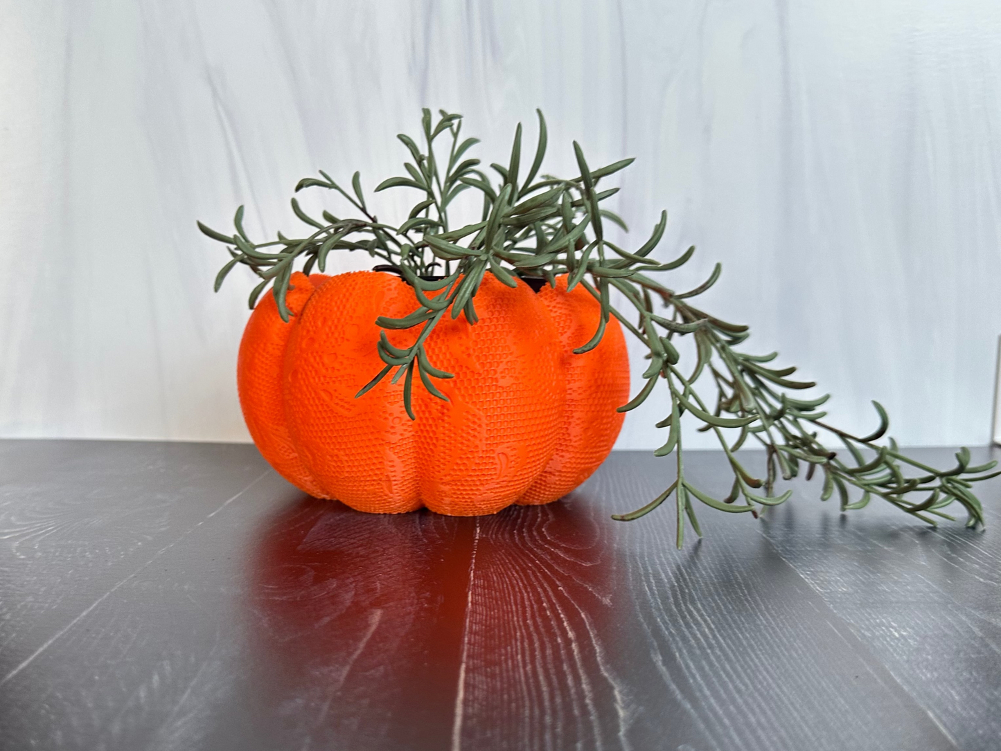 Lace Pattern Pumpkin Planter