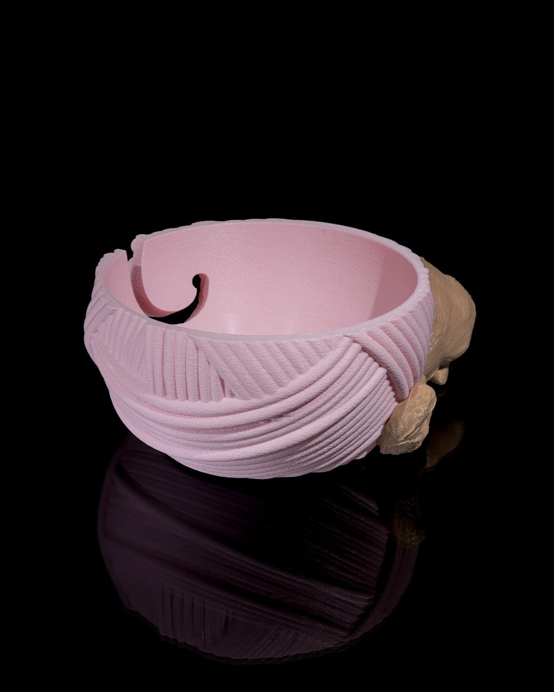 Kit-Cat Yarn Bowl and Hook Case
