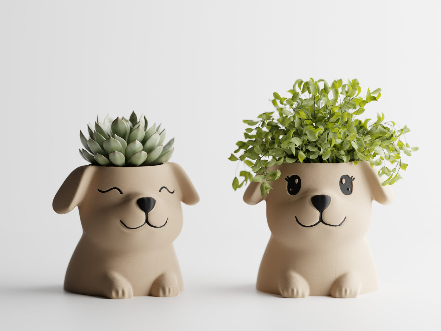 Cute Puppy Pot (Plant not included)