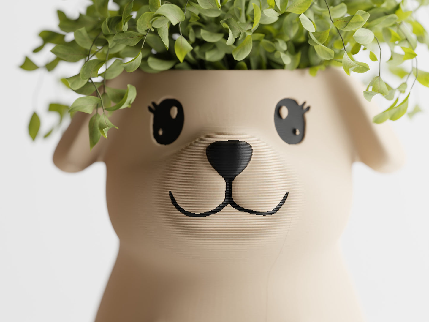 Cute Puppy Pot (Plant not included)