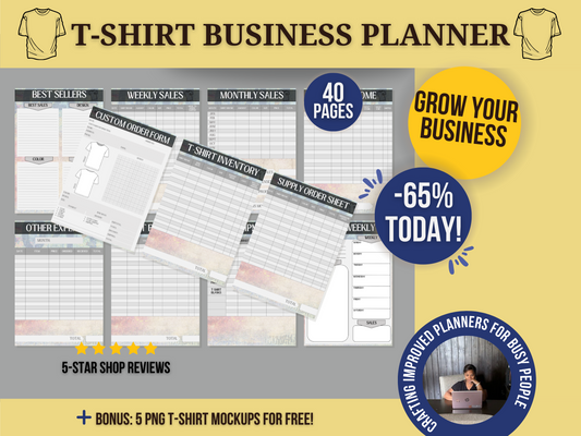 Business planning for your t shirt business planner