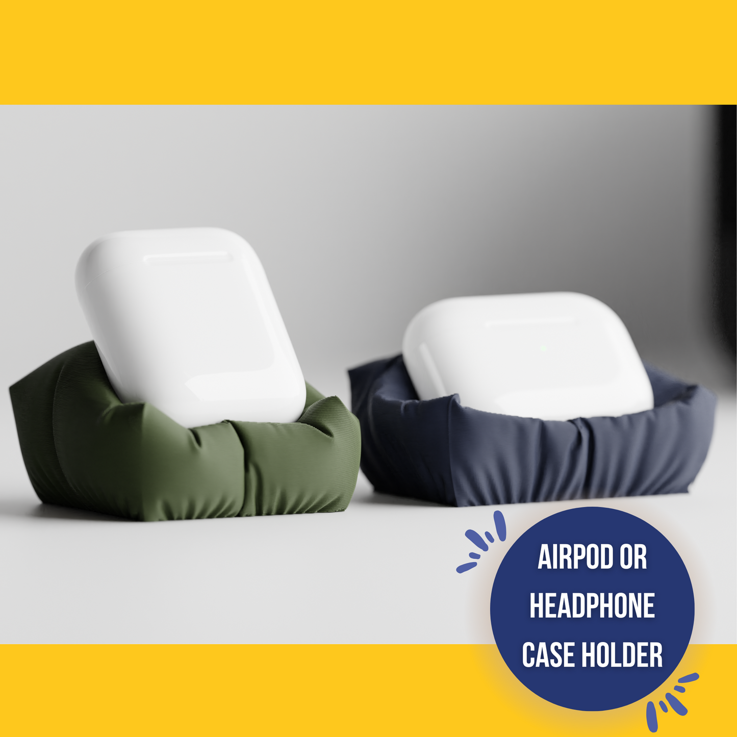 AirPod Beanbag Pillow Shape Holder