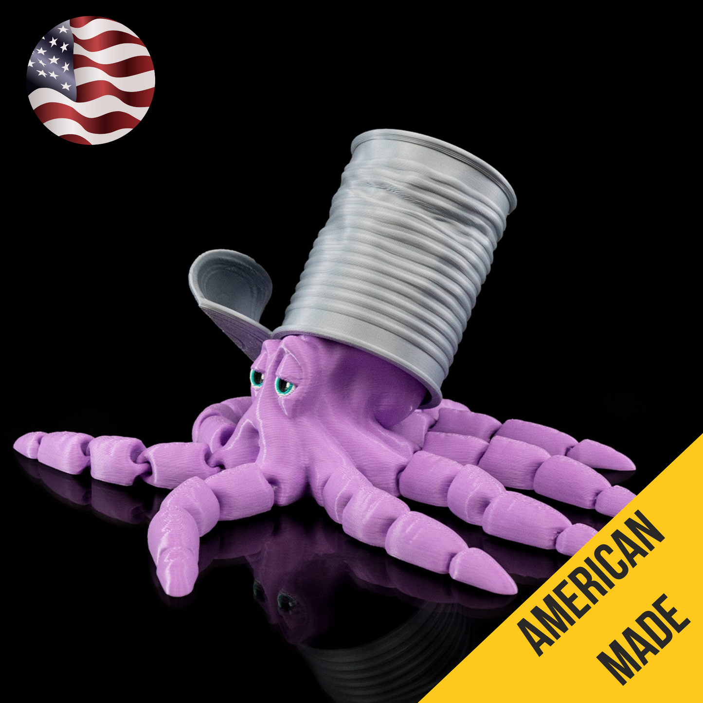 Octopus with Can Collectible Toy (Wholesale) 5-Pack Set