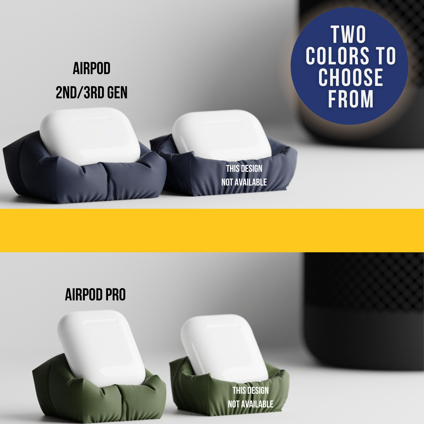 AirPod Beanbag Pillow Shape Holder