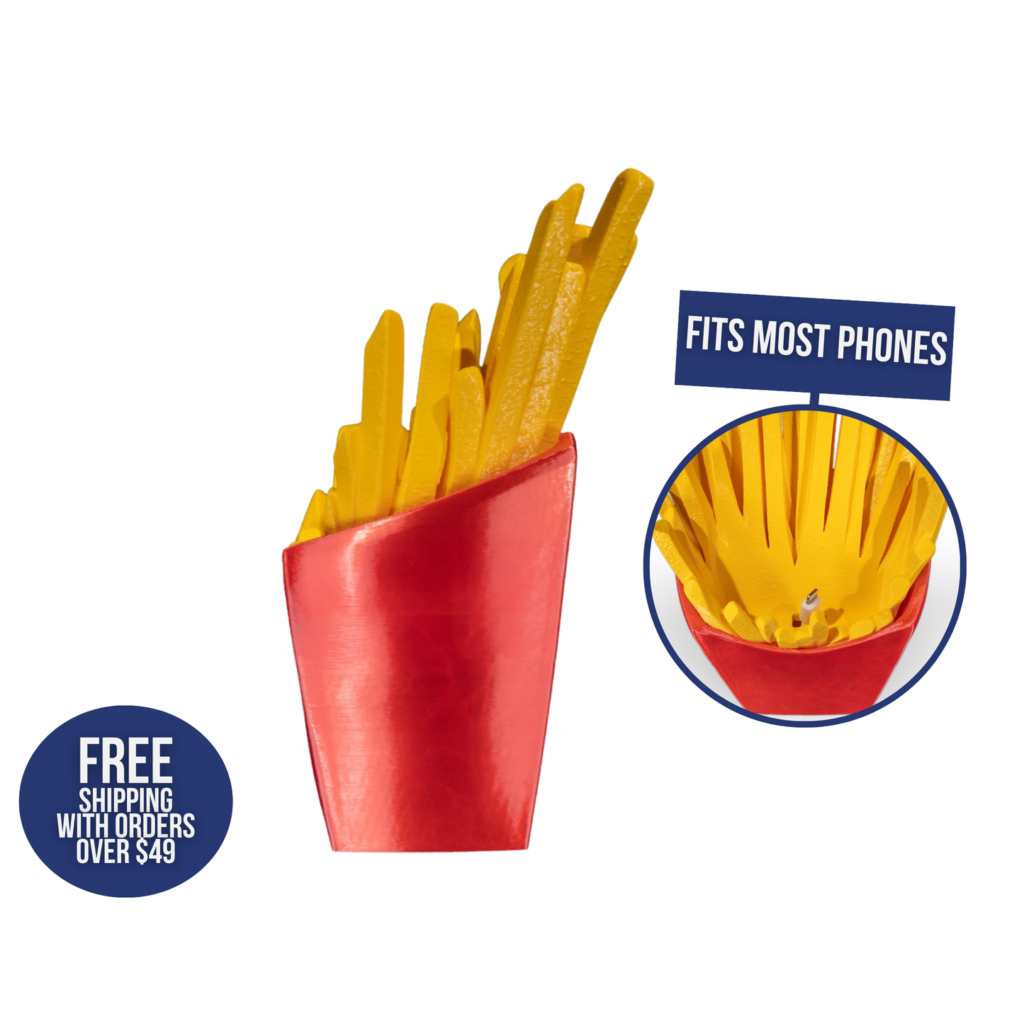 Fast Food Fries Phone Holder