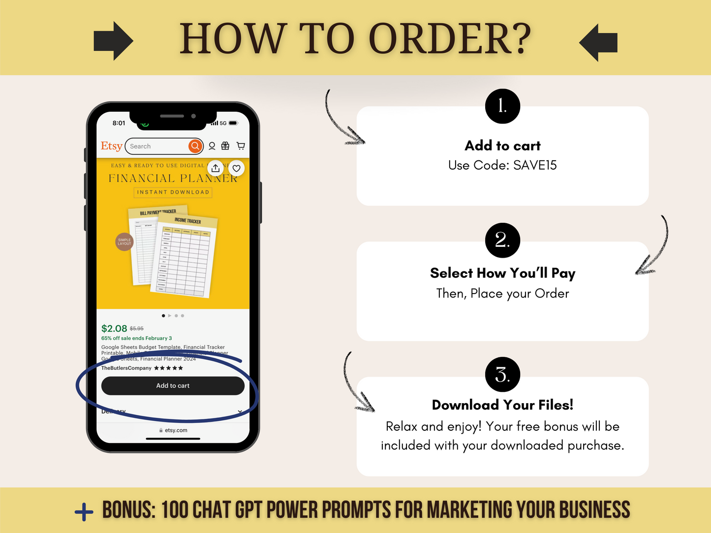 how to order digital products