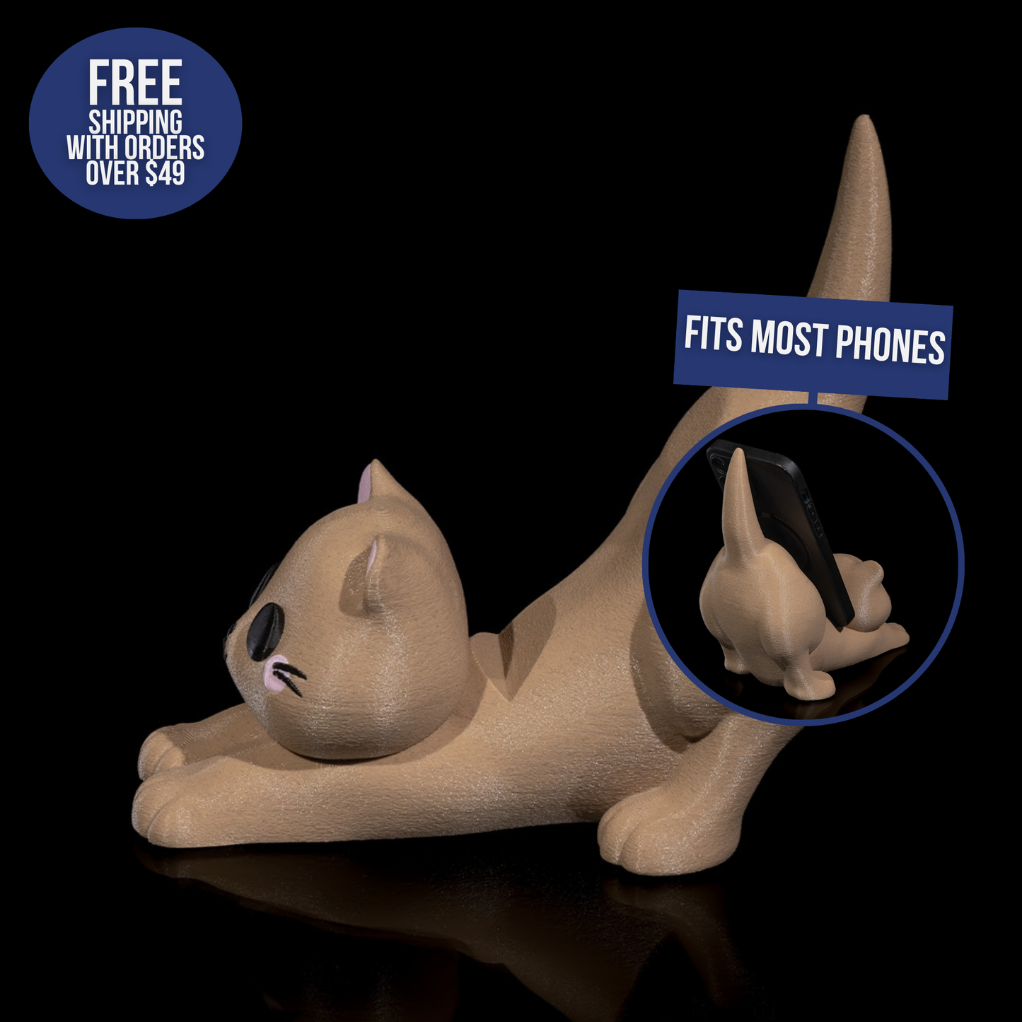 Purrfect Cat Multipurpose Phone Controller Holder