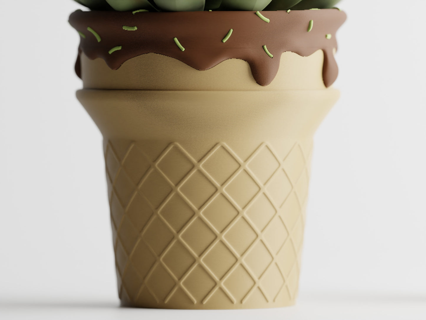 Cake Cone Plant Pot Vase Container (SET OF 2)