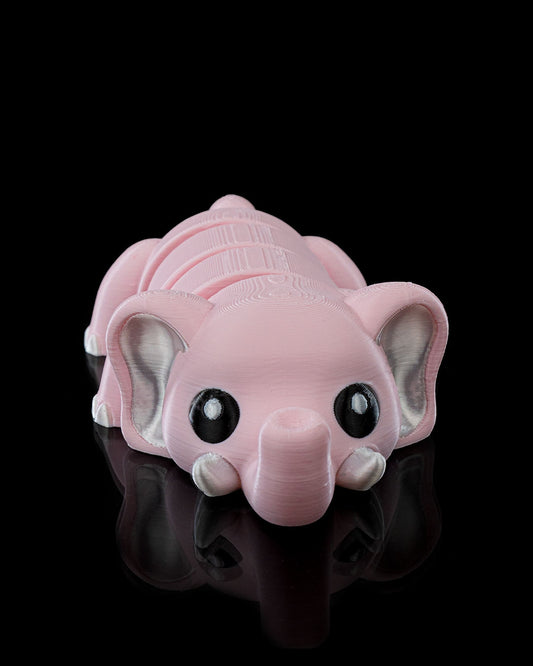 Cute Flexi Elephant Keychain