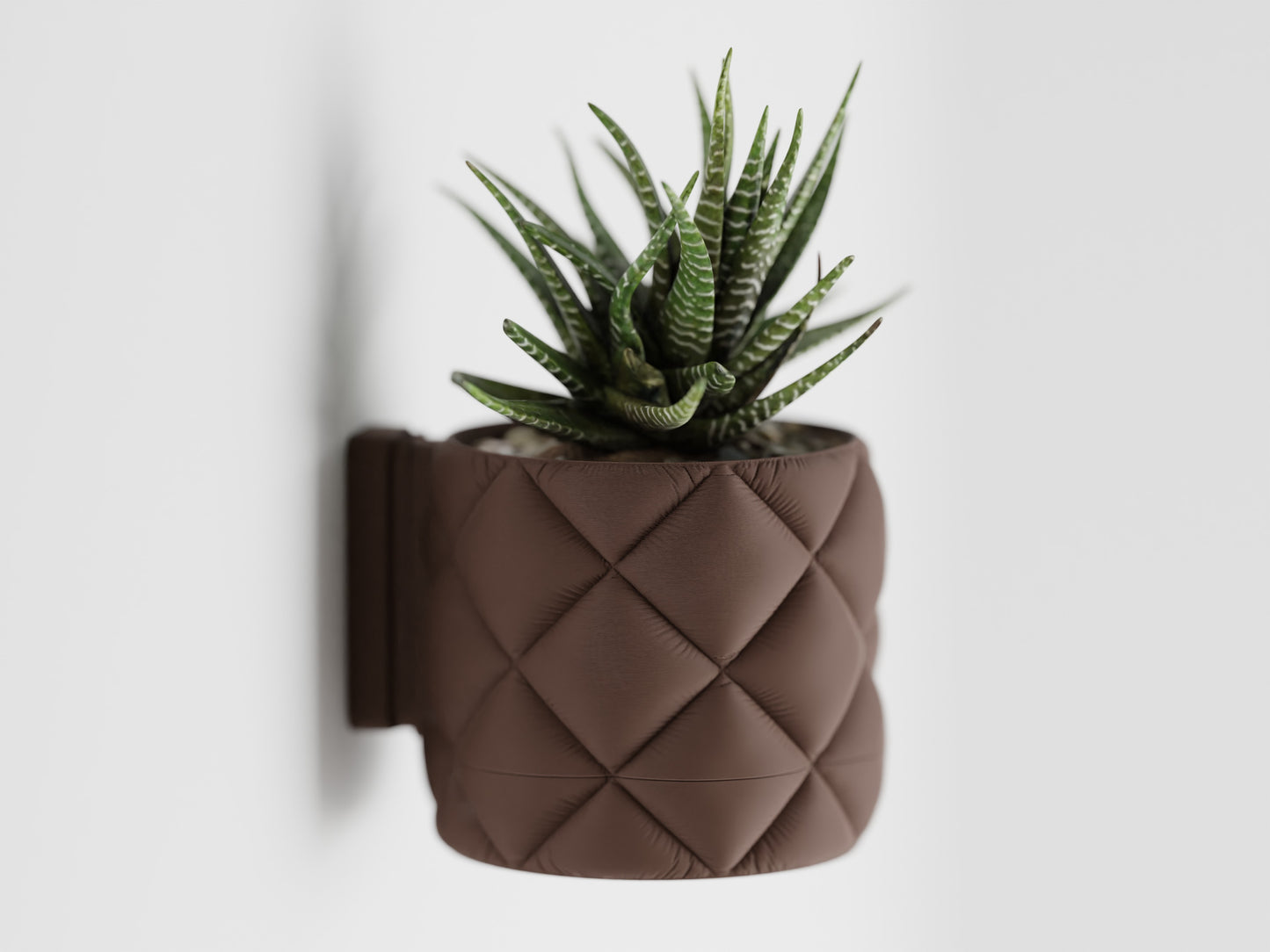 Wall Mount Inflated Planter with drip tray