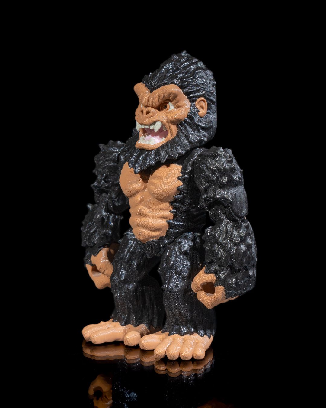 Ape King Articulate Statue