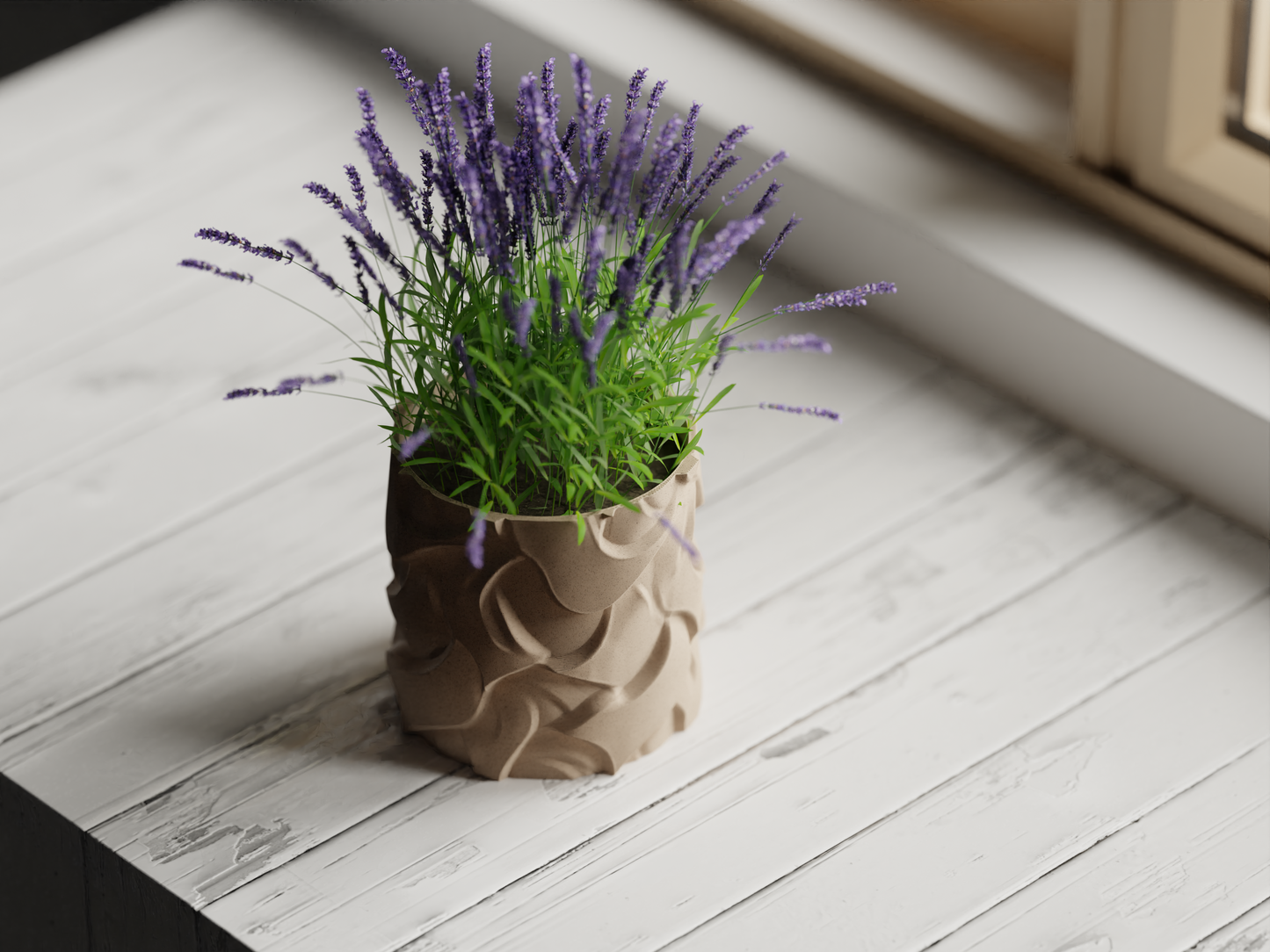 Modern Subtle Wavy Plant Pot Vase