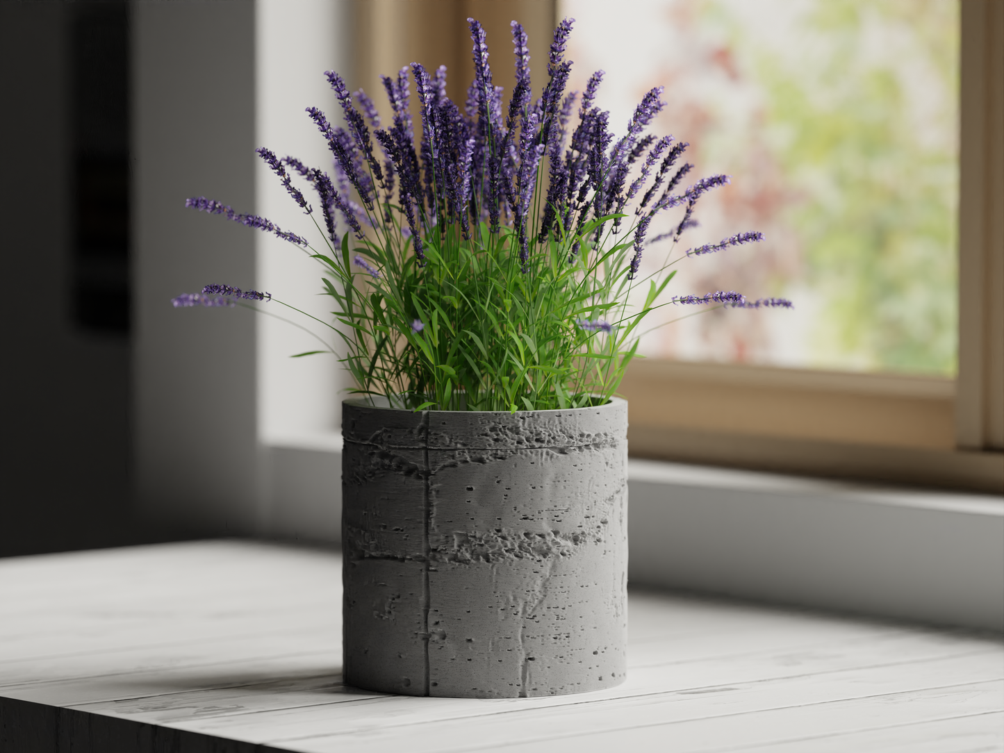 Concrete Like Planter Pot Vase Container