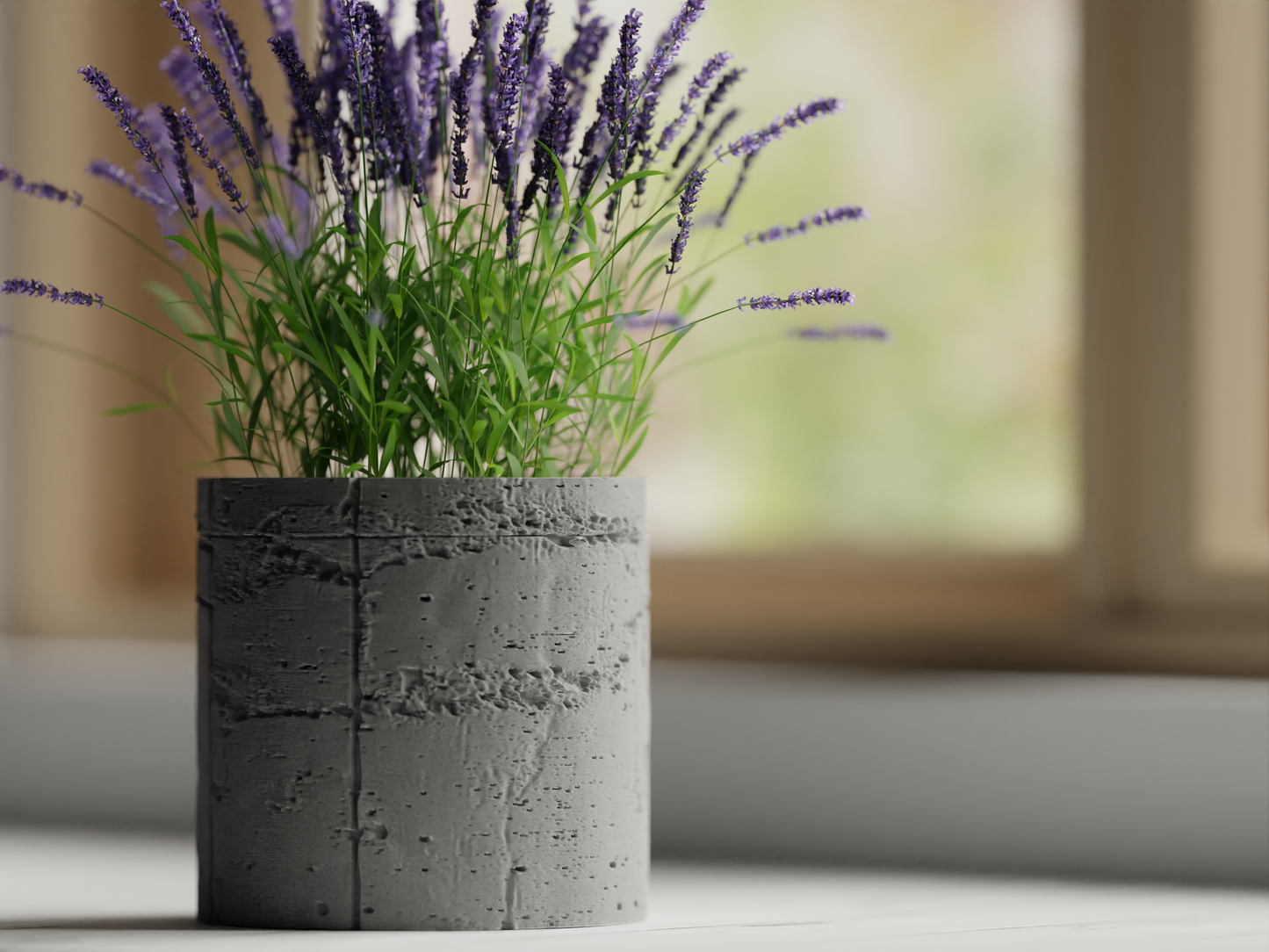 Concrete Like Planter Pot Vase Container