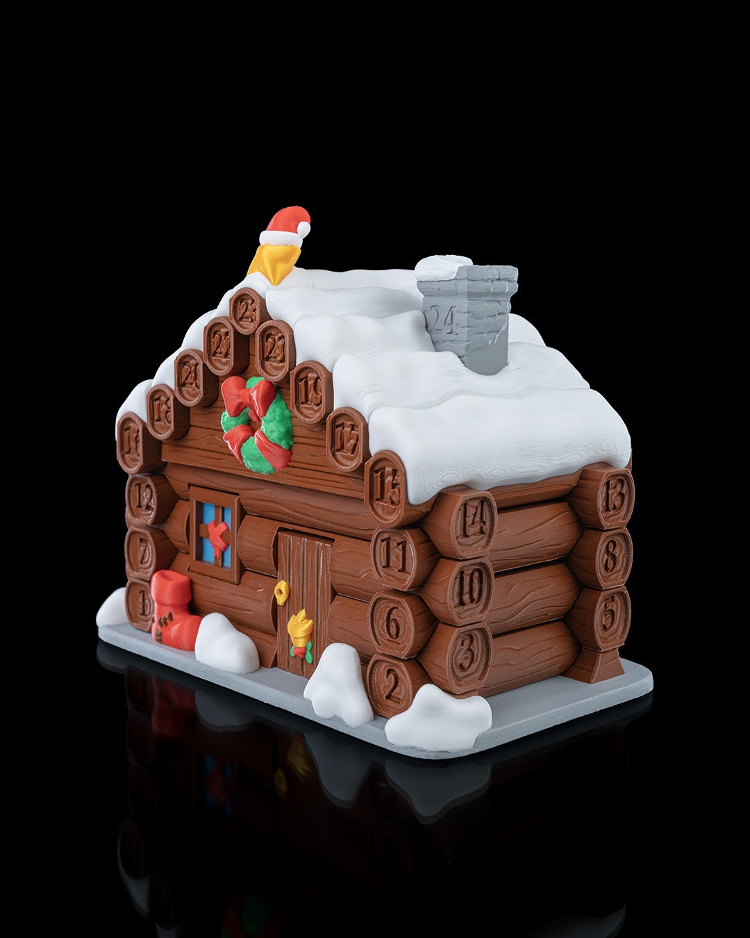 Countdown Calendar Christmas Cabin