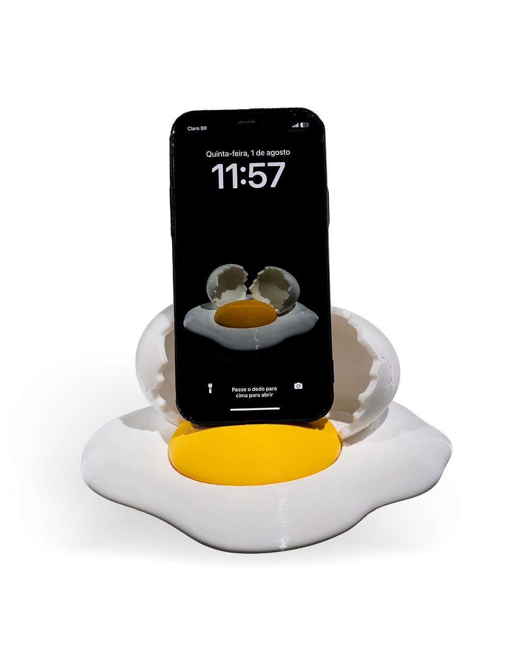 Cracked Egg Phone Holder